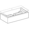 Шкафчик для раковины Geberit Xeno², с одним выдвижным ящиком: B=88см, H=22см, T=46.2см, Белый / Высокоглянцевое покрытие