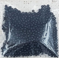 Бусины пришивные, Ø 4 мм, 500 гр, чёрный