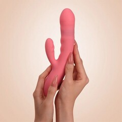 Вибратор с двойной стимуляцией Avery розовый  от SVAKOM