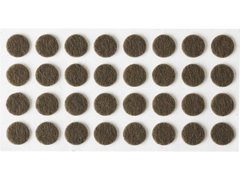 STAYER d 10 мм, самоклеящиеся, фетровые, 32 шт, коричневые, мебельные накладки (40910-10)