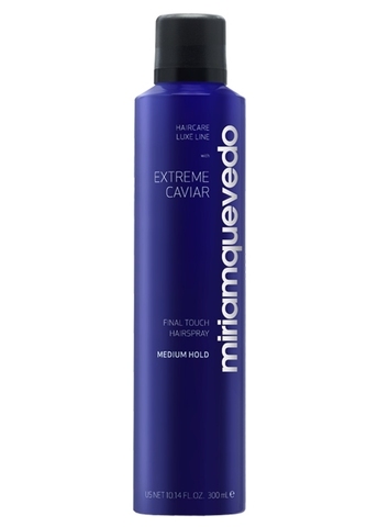 Miriamquevedo Final Touch Hairspray Medium Hold-Лак для волос средней фиксации с экстрактом черной икры