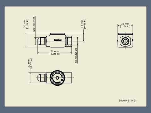 Danfoss 014-0172 SGN 10 Смотровое стекло