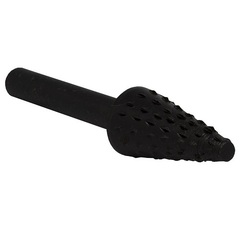 Шарошка по дереву ПРАКТИКА стальная, конусная 13 х 25 мм, хвост 6 мм, блистер (648-359)