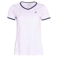 Женская теннисная футболка Australian T-Shirt Ace With Back Split - bianco