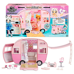 Автомобиль домик для модных кукол Na Na Na Surprise розовый