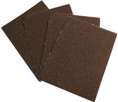 Шлифлист на тканевой основе, зернистость № 12, 240 х 170 мм, 10 шт, водостойкий, "БАЗ" Россия