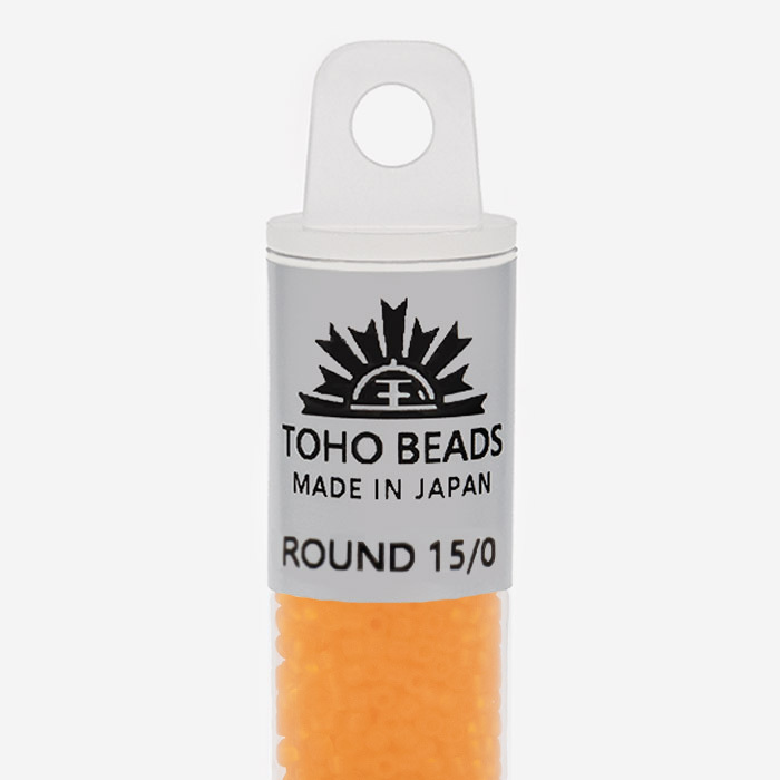 Японский бисер TOHO Round 15/0 (№10F), прозрачный матовый