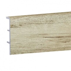 Плинтус дюрополимерный Rico Concept Клен патина 80127 80х20х2200 мм