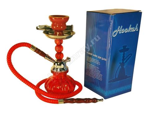 Мини кальян Hookah красный 25 см