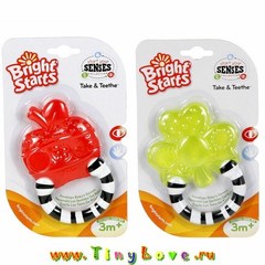 Bright Starts Прорезыватель с контрастными колечками 