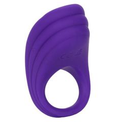 Фиолетовое эрекционное виброкольцо Silicone Rechargeable Passion Enhancer - 