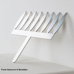 Трафарет для декора LEAF COMB h8см, нерж.сталь, дизайн - Frank Haasnoot 20FH01L