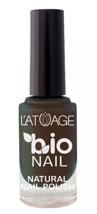 L’atuage Лак для ногтей BIO CARE тон 815 черный