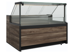 Холодильная витрина CARBOMA BAVARIA 3 GC111 SP 1,5-1 рыба на льду газлифт без боковин