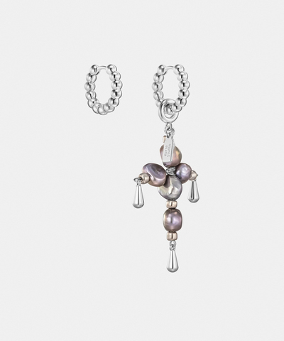 Серьги  Holy Pearl Black