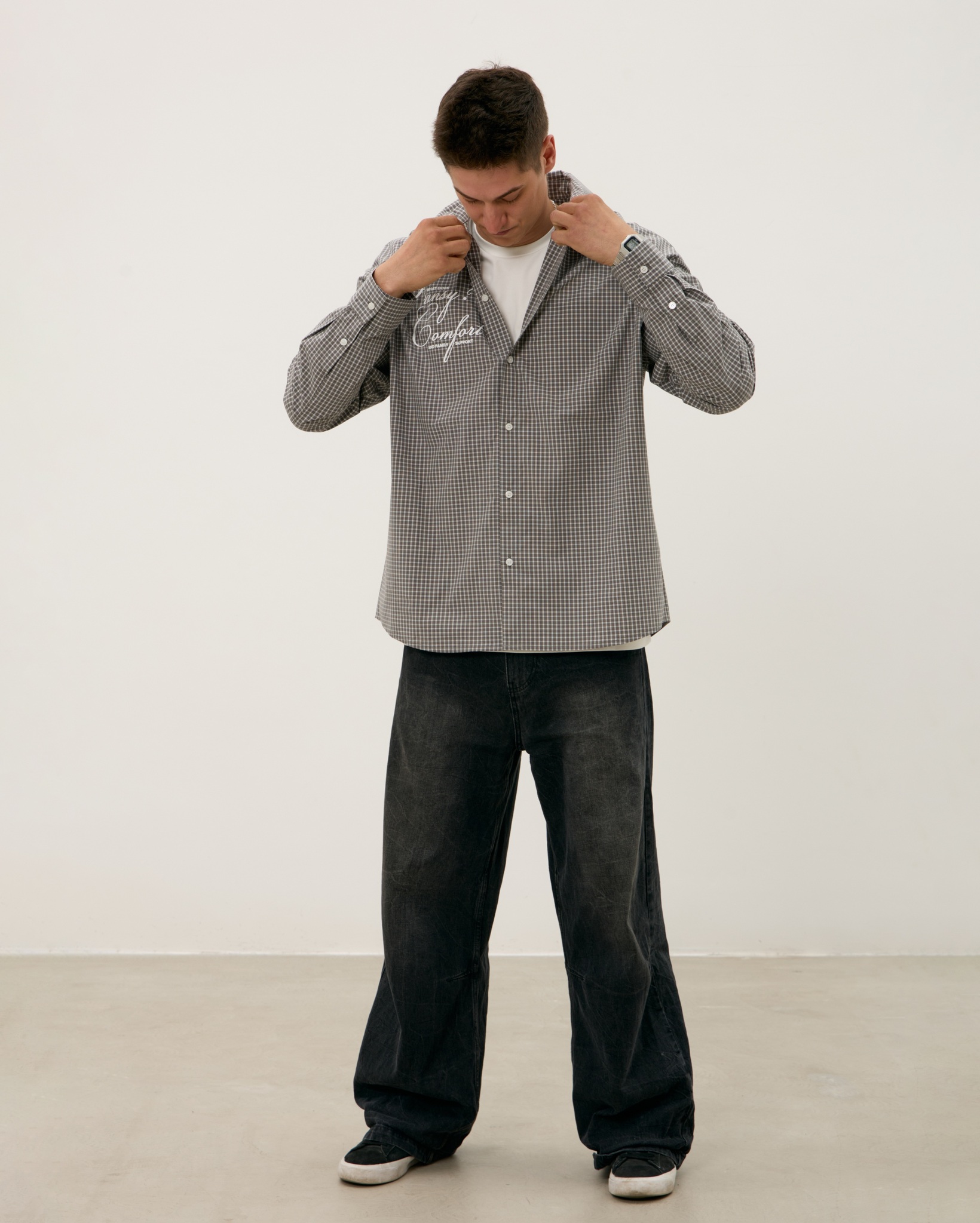 Рубашка MAN, серая