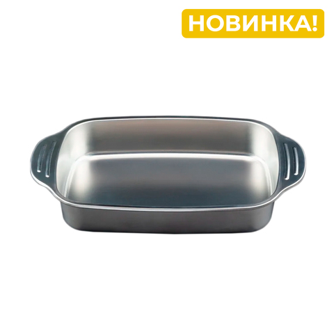 Противень Jolly Kitchen с ручками 37x22x5,5, нержавеющая сталь 0,8 мм