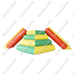 Элемент для аквапарка «Веселые ярусы» желто-зеленый, 9*4.5*22 м
