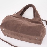 Сумка Саломея 2020 эко-замша шоколад