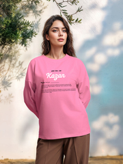 Лонгслив женский  "Дом там где...Kazan" розовый
