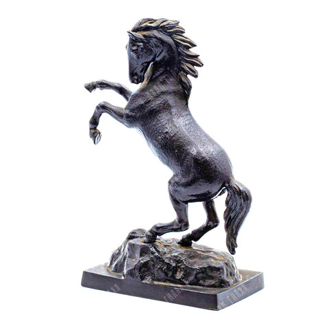 Конь, вставший на дыбы. Касли. 1987. Чугунное литьё. Высота - 22 см