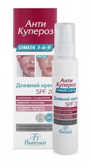 Floresan АНТИ КУПЕРОЗ Дневной крем SPF 20, Омега 3-6-9, 65мл