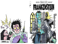 Universal Monsters Frankenstein #1 (Cover 28oi) (Dmitry.Os)