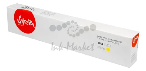 Картридж Sakura CB382A (823A) для HP, желтый, 21000 к.