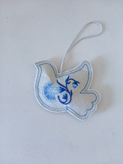 Голубок-василек. Подвеска из фетра NYF-261129-Midi