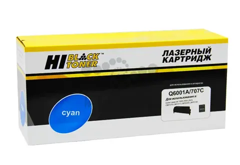 Картридж Hi-Black (HB-Q6001A) для HP CLJ 1600/2600/2605, Восстановленный, C, 2K