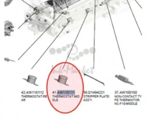 Термостат центральный для Ricoh AW110111