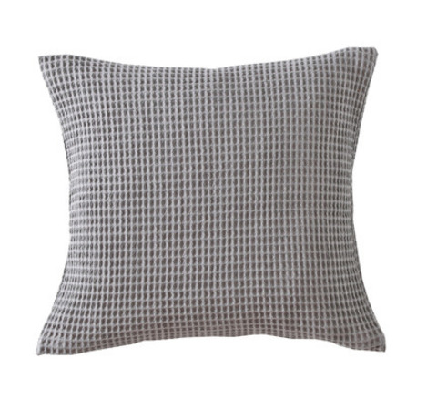 Подушка декоративная 45х45 Blanc Des Vosges Electre Acier