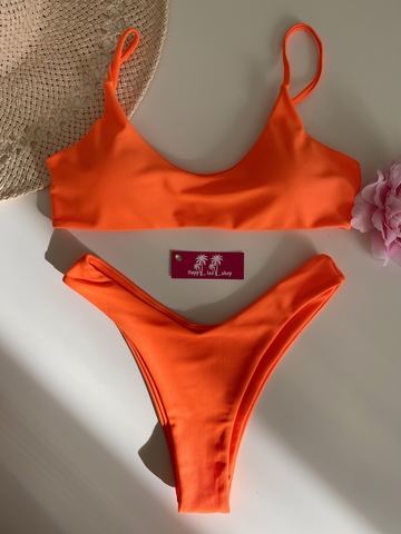 Купальник ZARA ORANGE NEON