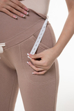 Утепленные спортивные брюки для беременных 12014 бежевый