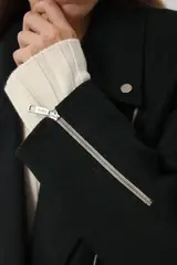 Косуха из шерсти, чёрный