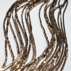 Гематин (гематит), оттенок "Бронза", кубик 2мм