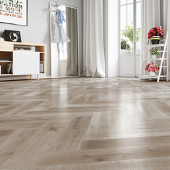 SPC ламинат с натуральным шпоном Дуб Милаццо толщина 5 мм с фаской 1.12 м²