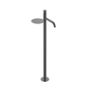 Boheme 120-SGM Смеситель STICK напольный для умыв. Shine Gun Metal с ручкой DIAMOND