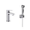 Aquatek AQ1712CR AQ1712CR ЛУГАНО смеситель для раковины 106 с гигиеническим ручным душем