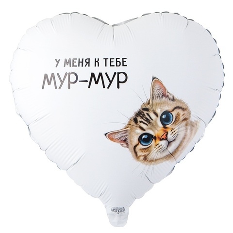 Фигура гелиевая У меня к тебе мур-мур