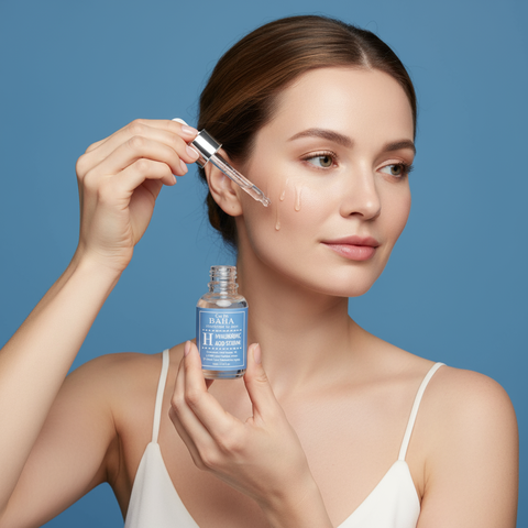 Сыворотка с гиалуроновой кислотой для глубокого увлажнения Cos de Baha Hyaluronic Serum (H), 30 мл