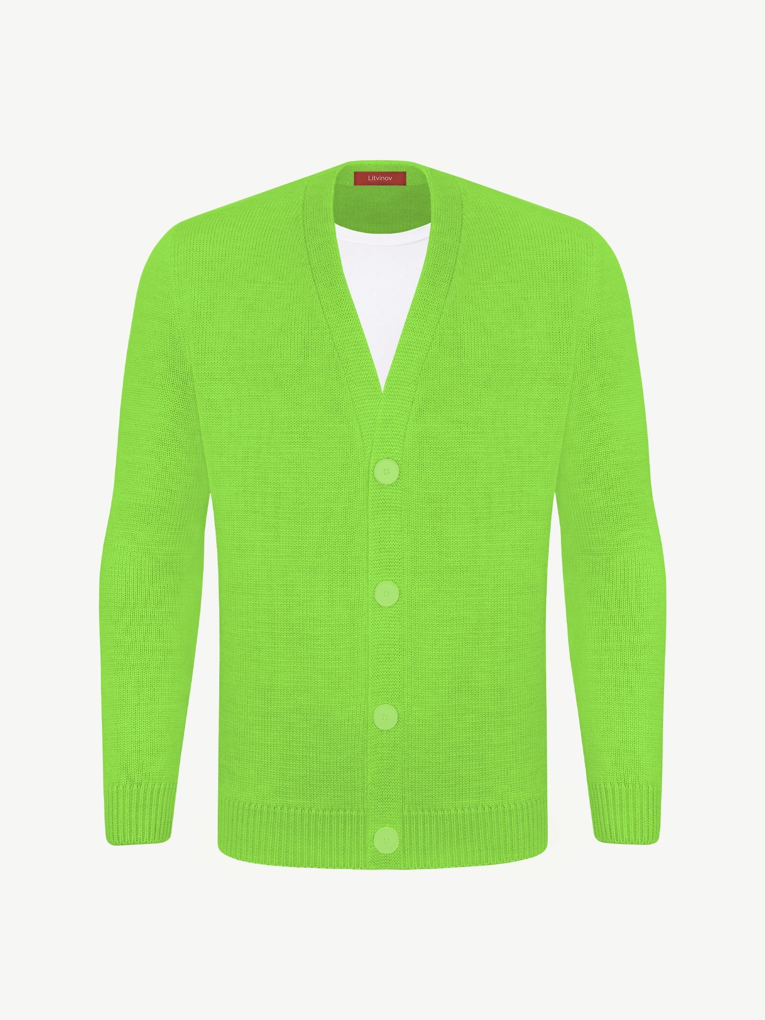 Кардиган с пуговицами из экохлопка