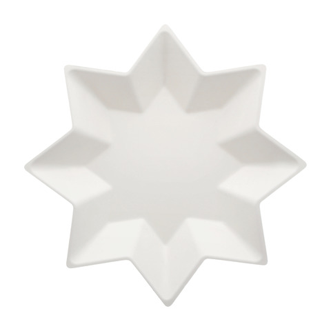 Тарелки в форме восьмиконечной звезды, мал. (в наборе 8 шт)