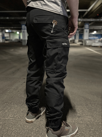 Хлопковые штаны с карманом под нож 