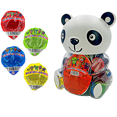 Желе фруктовое Панда 1кор*6бл*100шт, 13гр