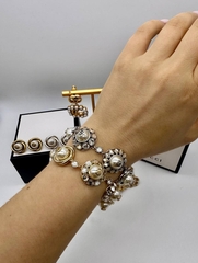 Браслет-цепочка с круглыми подвесками style by GUCCI