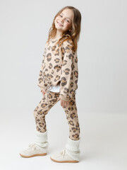 брюки  для девочки  КР 4074/бежевый С074 Н093 к665