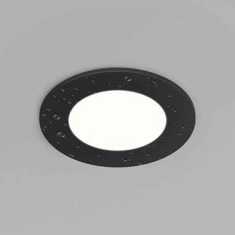 Встраиваемый светильник Denkirs Port DK3101-BK