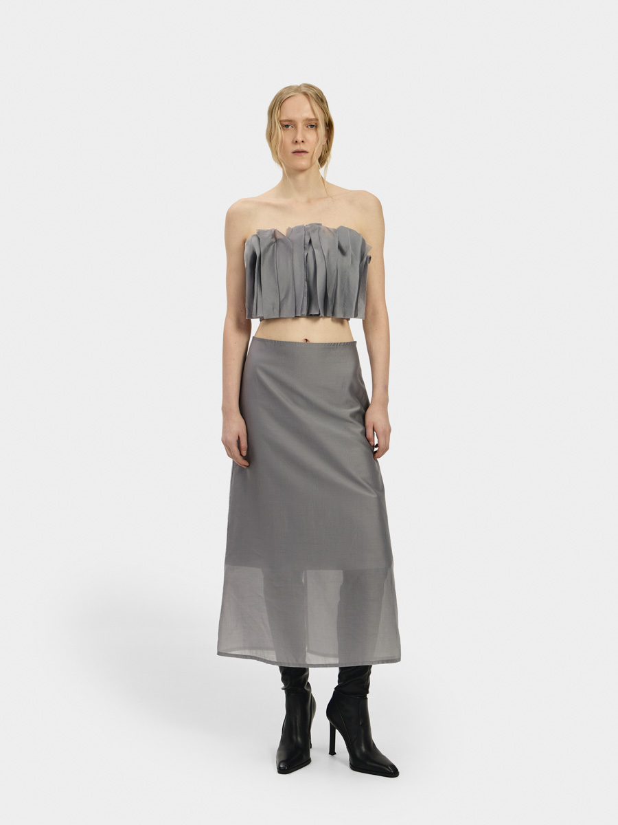 Skirt Sue with half-rings belt