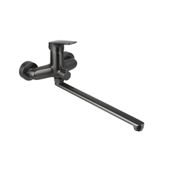 Aquatek AQ1042BGM AQ1042BGM ВЕГА смеситель для ванны с длинным изливом, оружейная сталь фото